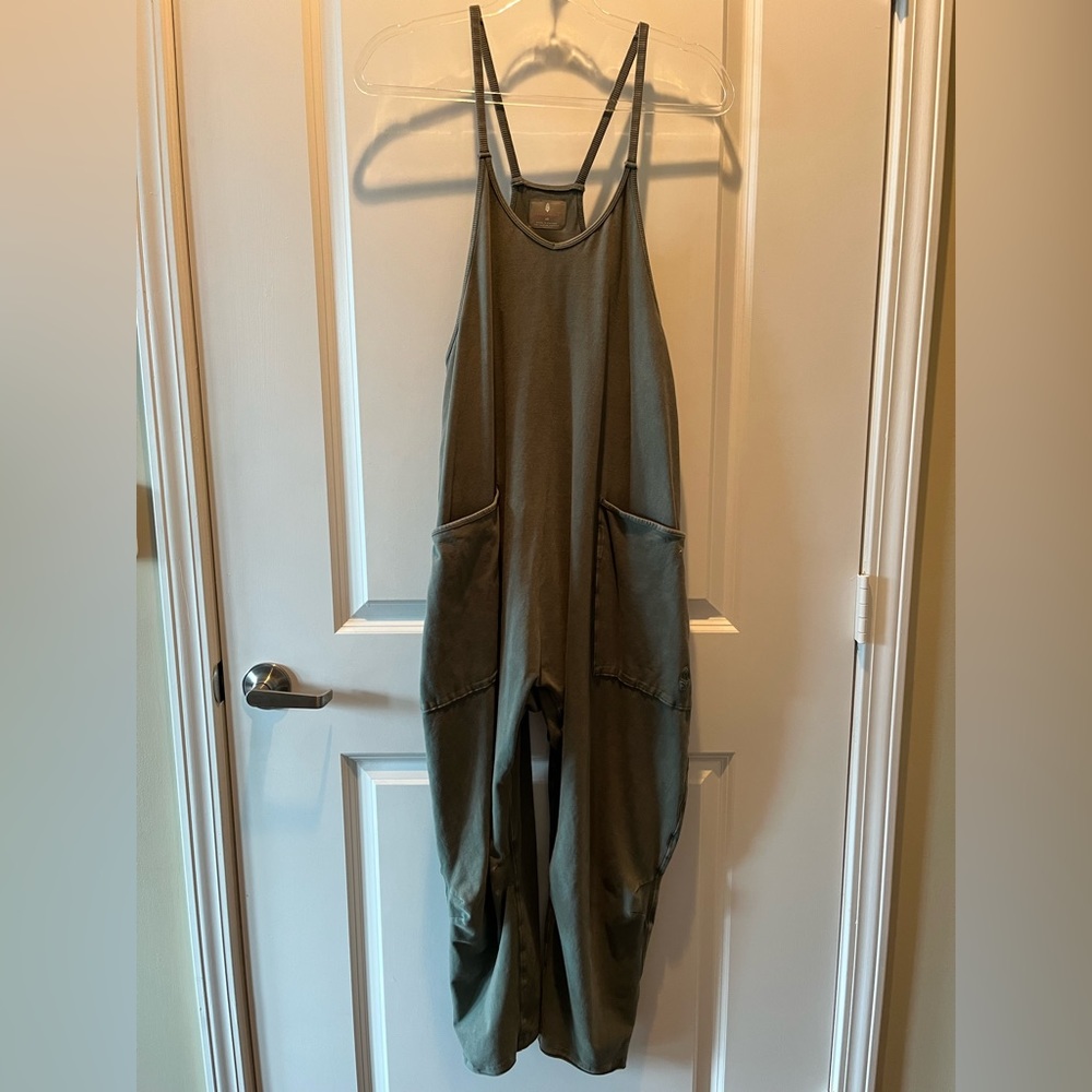 FP Movement by Free People Hot Shot Onesie in Lush Pine